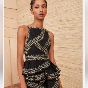 Ulla Johnson Pilar Top. Noir.